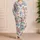 Cute Monkey Birthday Cake and Balloon Celebration for Cheerful Birthday Gift Giving Satin Pajamas Set - 4