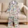 Cute Monkey Birthday Cake and Balloon Celebration for Cheerful Birthday Gift Giving Satin Pajamas Set - 5