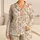 Blushing Rabbits and Pink Blooms for Cozy Slow Mornings and Cottagecore Lounging Satin Pajamas Set - 1