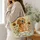 Golden Retriever and Sunflowers for Cottagecore Dog Lover Gifts Quilted Tote Bag - 3