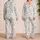 Sweet Bunny Faces With Pink Hearts for Cozy Weekend Lounging and Springtime Gifting Satin Pajamas Set - 2