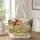 Sheep, Cow and Chicks in a Meadow for Cottage Farmhouse Laundry Room Decor Gifts Quilted Tote Bag - 1