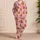 Cute Gingerbread Men and Candy Colors for Cozy Christmas Holiday Cheer and Festive Gifting Satin Pajamas Set - 4