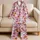 Pink Ghosts and Jack-o'-Lanterns for a Playful Halloween Night with Your Favorite Person Satin Pajamas Set - 5