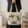 Christmas Geese and Winter Village Holiday Scene for Cozy Seasonal Gifting Quilted Tote Bag - 4