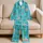 Sea Turtle Ocean Adventure for Sunny Days and Little Nature Explorers Satin Pajamas Set - 5
