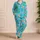 Sea Turtle Ocean Adventure for Sunny Days and Little Nature Explorers Satin Pajamas Set - 4