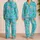 Sea Turtle Ocean Adventure for Sunny Days and Little Nature Explorers Satin Pajamas Set - 2
