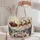 Santa Sleigh Reindeer Snowman Winter Scene for Christmas Holiday Cheer Quilted Tote Bag - 5