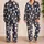 Halloween Pumpkin Daisies, Ghosts and Boo for Cozy October Nights for Little Ones Satin Pajamas Set - 2