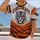 A forward-facing tiger head arched Cincinnati lettering and bold orange-and-charcoal tiger stripes. All-over Print Unisex T-shirt - 2