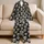 Ivory Skull Motifs for Moody Halloween Evenings and Cozy At-Home Lounging for Adults Satin Pajamas Set - 5