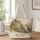 Cottagecore Cat Beside Garden Cottage and Wildflowers for Cozy Gift Giving and Women Quilted Tote Bag - 1