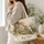 Cottagecore Cat Beside Garden Cottage and Wildflowers for Cozy Gift Giving and Women Quilted Tote Bag - 3