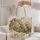 Cottagecore Cat Beside Garden Cottage and Wildflowers for Cozy Gift Giving and Women Quilted Tote Bag - 5