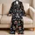 Moonlit Mushroom And Butterfly Cottagecore For Cozy Evenings, Gifts, And Lounging Satin Pajamas Set - 5