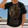 Lion Thorn Crown and Cross for Church Worship and Everyday Christian Style for Men All-over Print Unisex T-shirt - 2