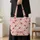 Santa Face Christmas Cheer For Festive Family Gatherings And Winter Gift Giving Quilted Tote Bag - 4