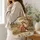 Woodland Fox and Fawn Forest Scene for Cottagecore Fall Nature Lovers Quilted Tote Bag - 3