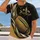 Gold Football And Sweeping Feather Motifs For Game Day And Autumn Sports Fans All-over Print Unisex T-shirt - 2