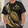 Gold Football And Sweeping Feather Motifs For Game Day And Autumn Sports Fans All-over Print Unisex T-shirt - 6