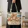 Three Chihuahua Puppies on a Tropical Beach for Sunny Getaways and Pet Moms Quilted Tote Bag - 4