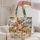 Three Chihuahua Puppies on a Tropical Beach for Sunny Getaways and Pet Moms Quilted Tote Bag - 5