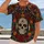 Sugar Skull Roses and Marigolds for Day of the Dead and Halloween Celebrations All-over Print Unisex T-shirt - 2