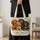 Four Dachshund Puppies for Vintage Dog Lover Style and Thoughtful Gifts for Women Quilted Tote Bag - 4