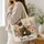 French Bulldog Puppy Trio for Dog Lover Gifts and Everyday Outings Quilted Tote Bag - 3