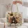 French Bulldog Puppy Trio for Dog Lover Gifts and Everyday Outings Quilted Tote Bag - 5