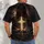Glowing Cross And Crown Of Thorns For Faith And Daily Devotion All-over Print Unisex T-shirt - 4