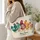 Colorful Patchwork Farm Hens for Cozy Country Days and Chicken Lover Gifts for Her Quilted Tote Bag - 3