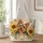 Yorkshire Terrier with Sunflowers and Butterflies for Garden Days and Dog Lovers Quilted Tote Bag - 1