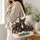 French Bulldog Trio for Cozy Autumn Outings and Thoughtful Gifts for Dog Lovers Quilted Tote Bag - 3