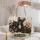 French Bulldog Trio for Cozy Autumn Outings and Thoughtful Gifts for Dog Lovers Quilted Tote Bag - 5