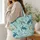 Sea Turtle Ocean Scenes for Coastal Getaways and Everyday Carry for Turtle Lovers Women Quilted Tote Bag - 3