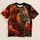 Fiery Lion Head with Ember Flames for Bold Everyday Wear and Relaxed Weekend Style All-over Print Unisex T-shirt - 5