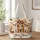 Three Chihuahua Puppies with Autumn Leaves for Cozy Fall Dog Mom Gifting Quilted Tote Bag - 1
