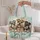 Three Schnauzers and Colorful Blooms for Everyday Dog Mom Style and Pet Lover Gifting Quilted Tote Bag - 5
