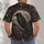 Raven Totem, Mountain Pines & Vintage Folk Style for Outdoor Heritage Enthusiasts All-over Print Unisex T-shirt - 4