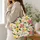 Colorful Plumeria Blooms for Tropical Summer Getaways and Sunny Beach Days for Her Quilted Tote Bag - 3