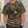 Bald Eagle And American Flag Camouflage For Independence Day And Everyday Adventures All-over Print Unisex T-shirt - 6