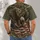 Bald Eagle And American Flag Camouflage For Independence Day And Everyday Adventures All-over Print Unisex T-shirt - 4