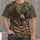Bald Eagle And American Flag Camouflage For Independence Day And Everyday Adventures All-over Print Unisex T-shirt - 1