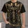 Egyptian Jackal-Headed Deity Throne Scene for Halloween and Mythic Costume Events All-over Print Unisex T-shirt - 1