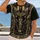 Egyptian Jackal-Headed Deity Throne Scene for Halloween and Mythic Costume Events All-over Print Unisex T-shirt - 2