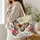 Moonlit Butterfly And Floral Garden Art For Nature Lovers And Evening Strolls Quilted Tote Bag - 3