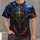 Gothic Cross Shield and Moonlit Castle for Dark Fantasy Nights and Casual Wear All-over Print Unisex T-shirt - 1