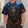 Gothic Cross Shield and Moonlit Castle for Dark Fantasy Nights and Casual Wear All-over Print Unisex T-shirt - 6
